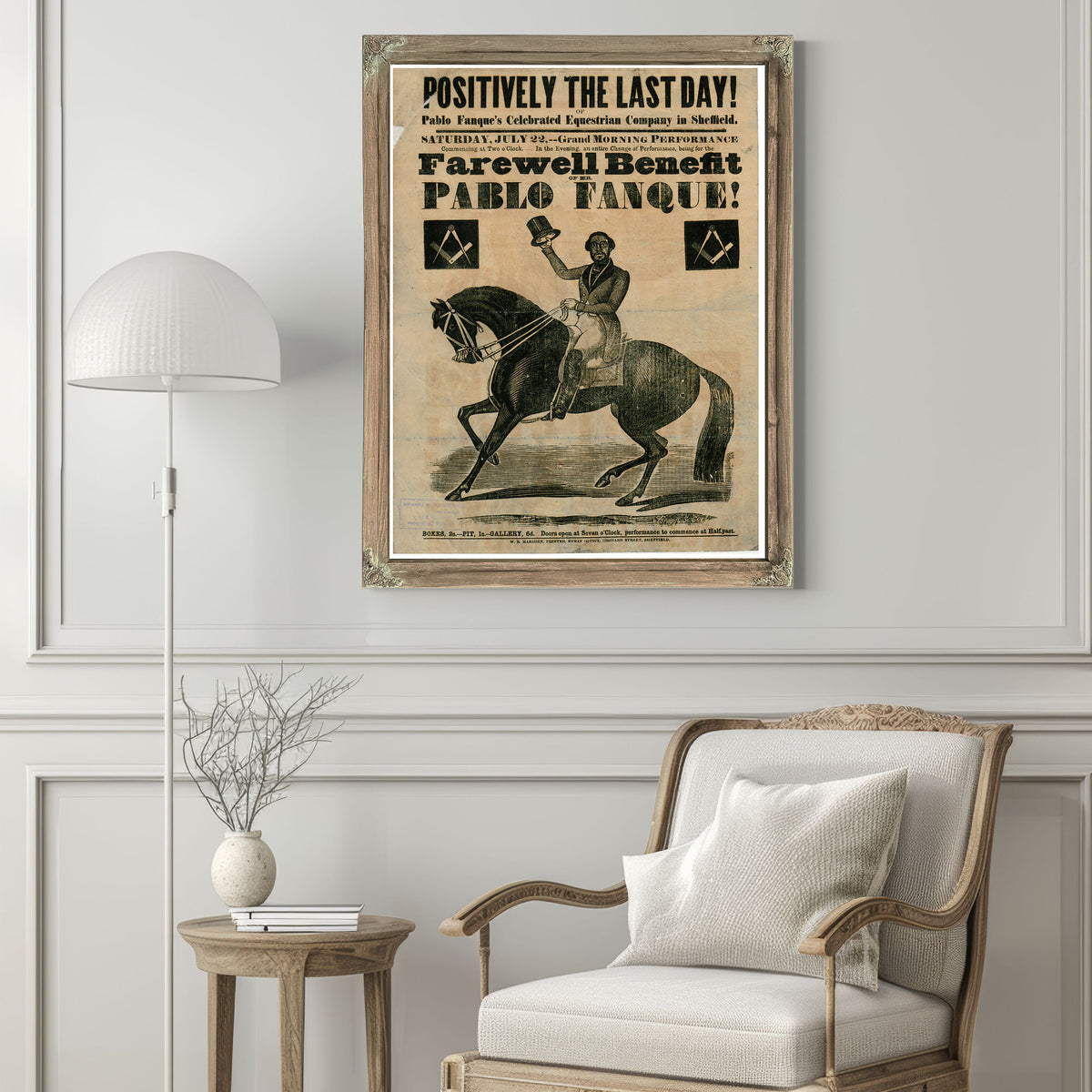 Positively Last Day Pablo Fanque By Vintage Circus Posters