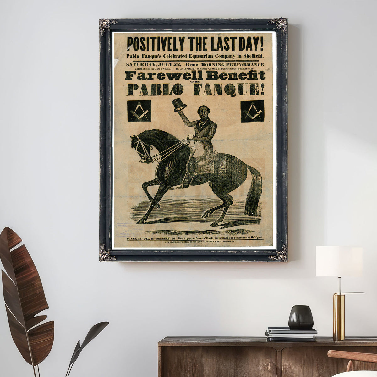 Positively Last Day Pablo Fanque By Vintage Circus Posters