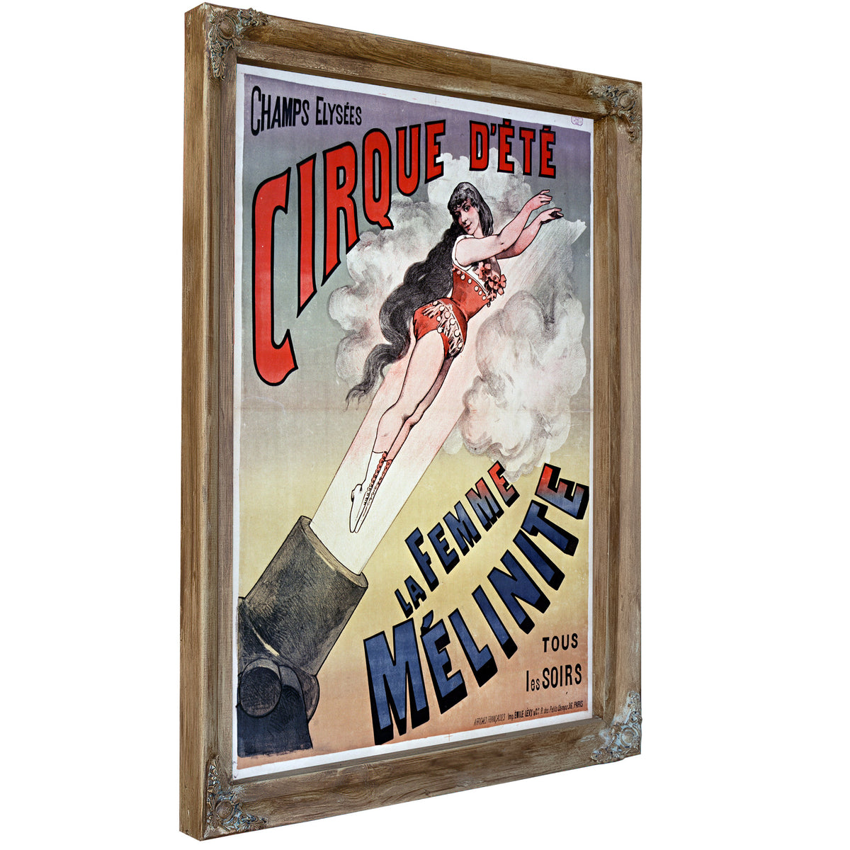 Poster the Cirque D Euteu 1887 la By Vintage Circus Posters