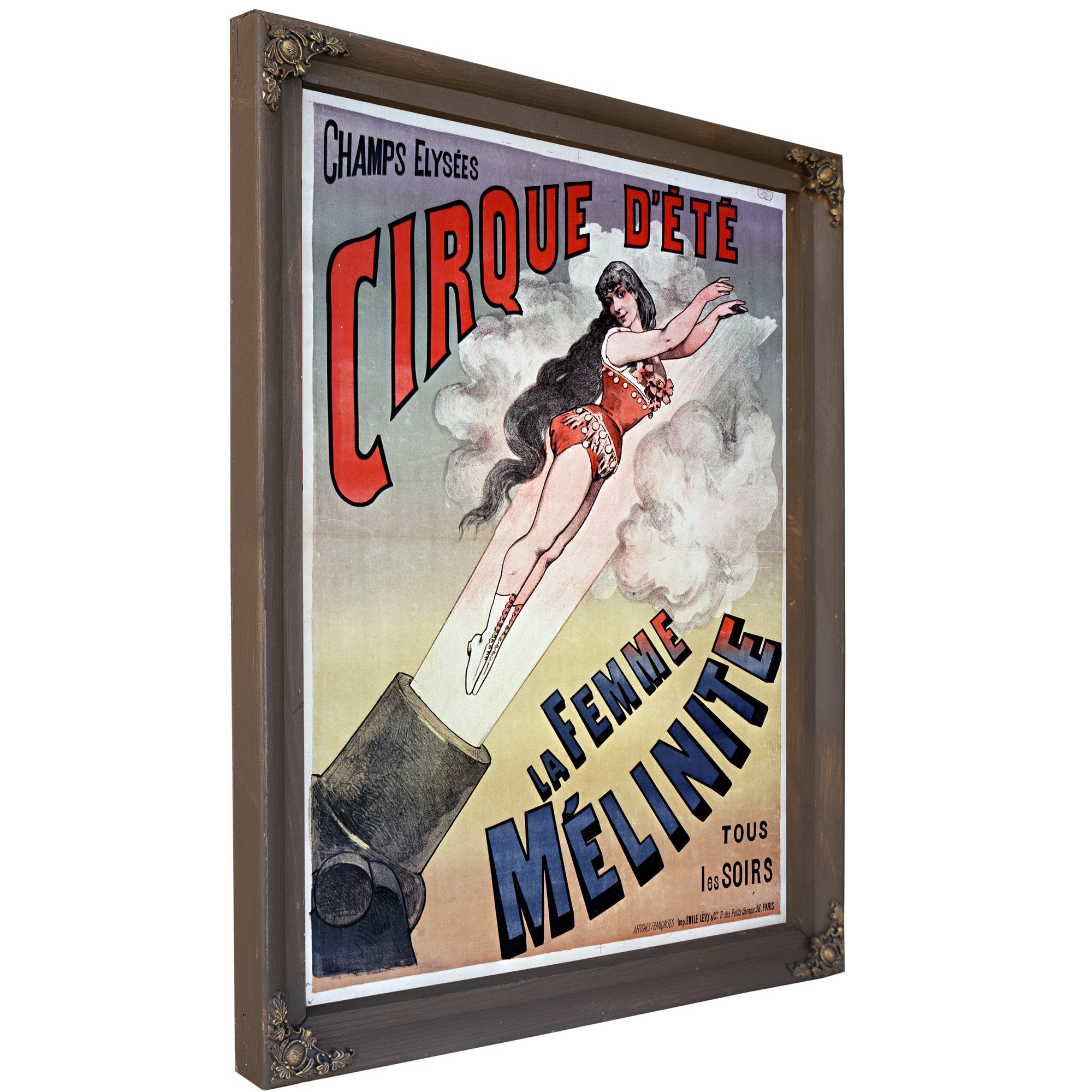 Poster the Cirque D Euteu 1887 la By Vintage Circus Posters