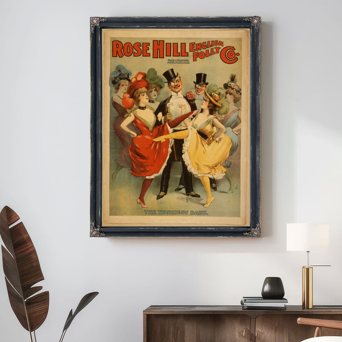Rose Hill English Folly Co 1 By Vintage Circus Posters