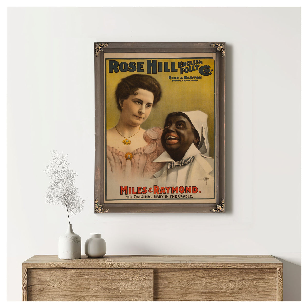 Rose Hill English Folly Co 2 By Vintage Circus Posters