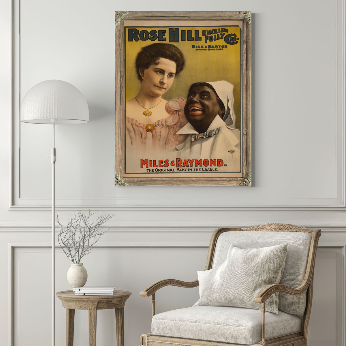 Rose Hill English Folly Co 2 By Vintage Circus Posters