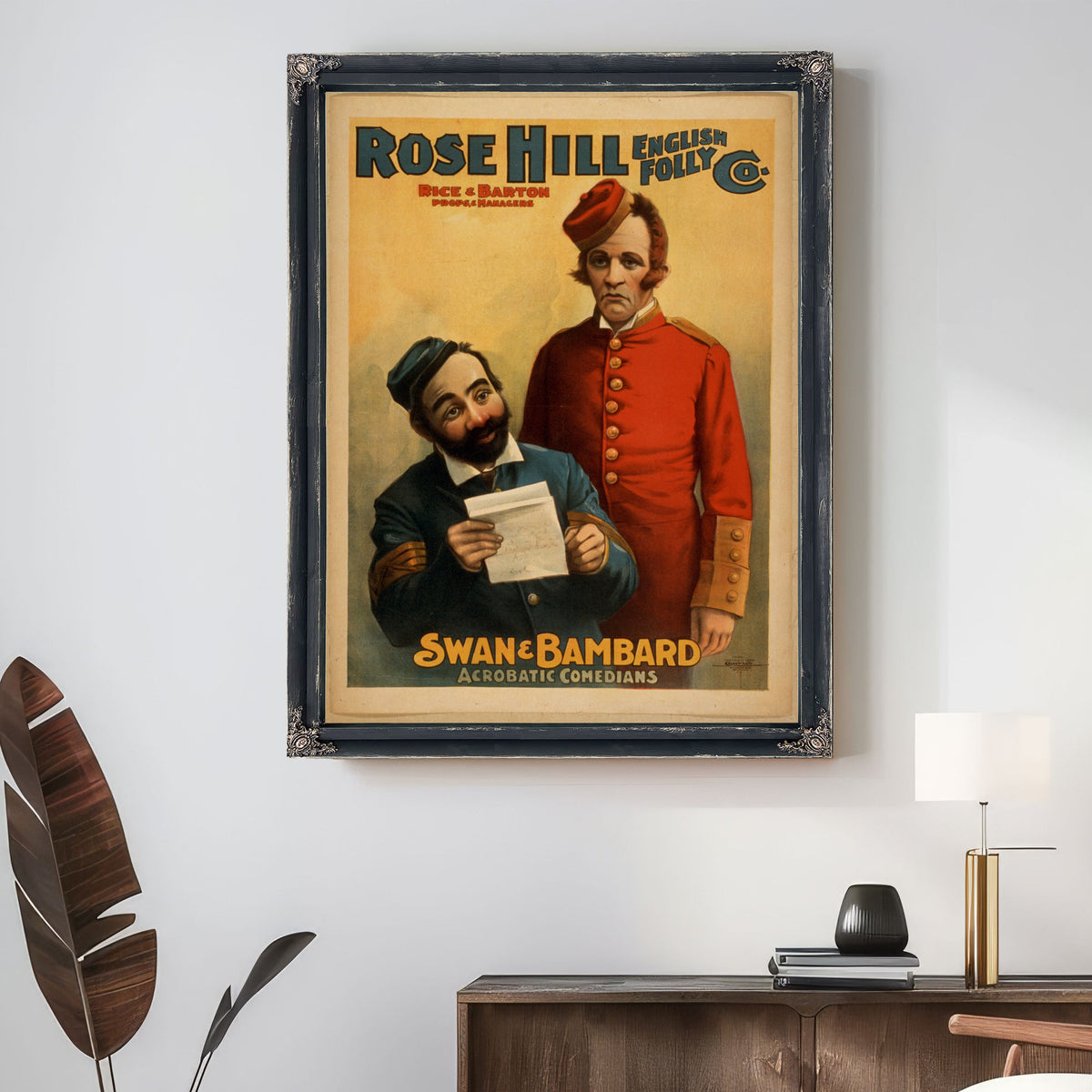 Rose Hill English Folly Co 3 By Vintage Circus Posters