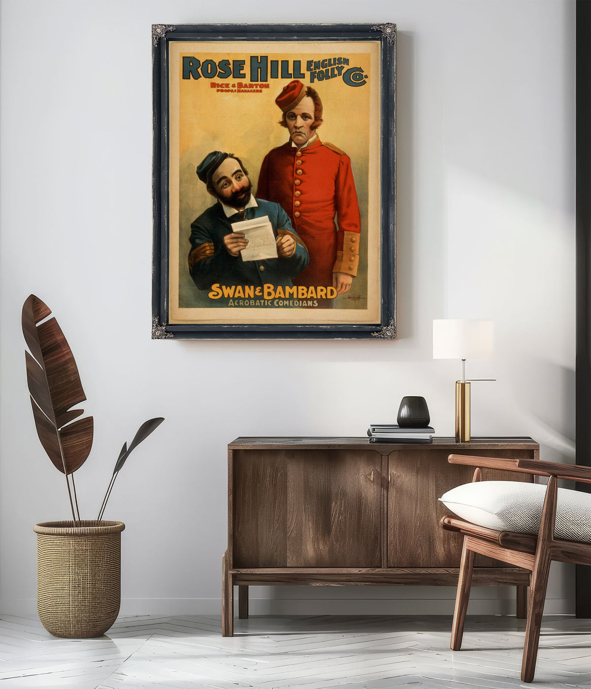 Rose Hill English Folly Co 3 By Vintage Circus Posters