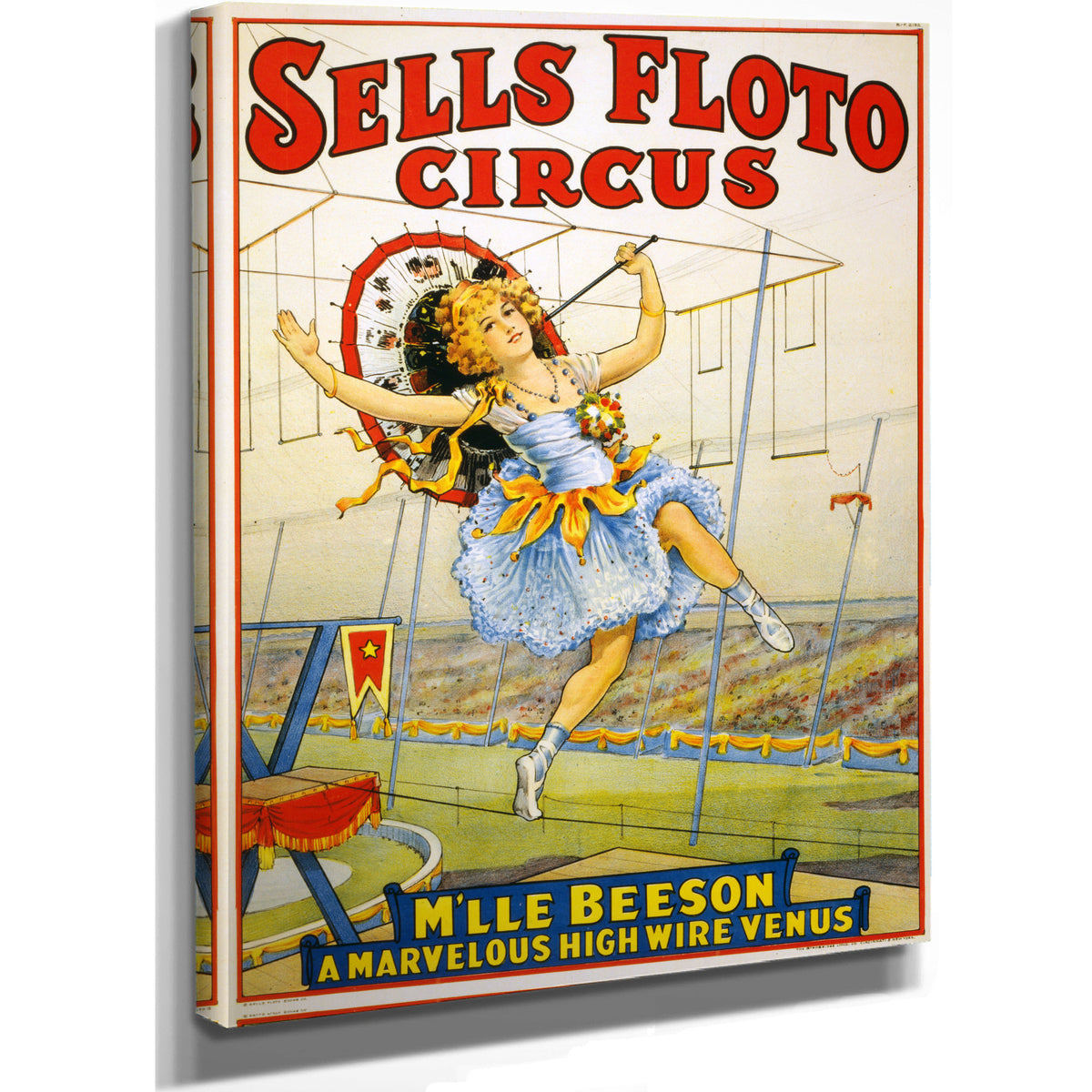 Sells Floto Circus Presents M Lle By Vintage Circus Posters
