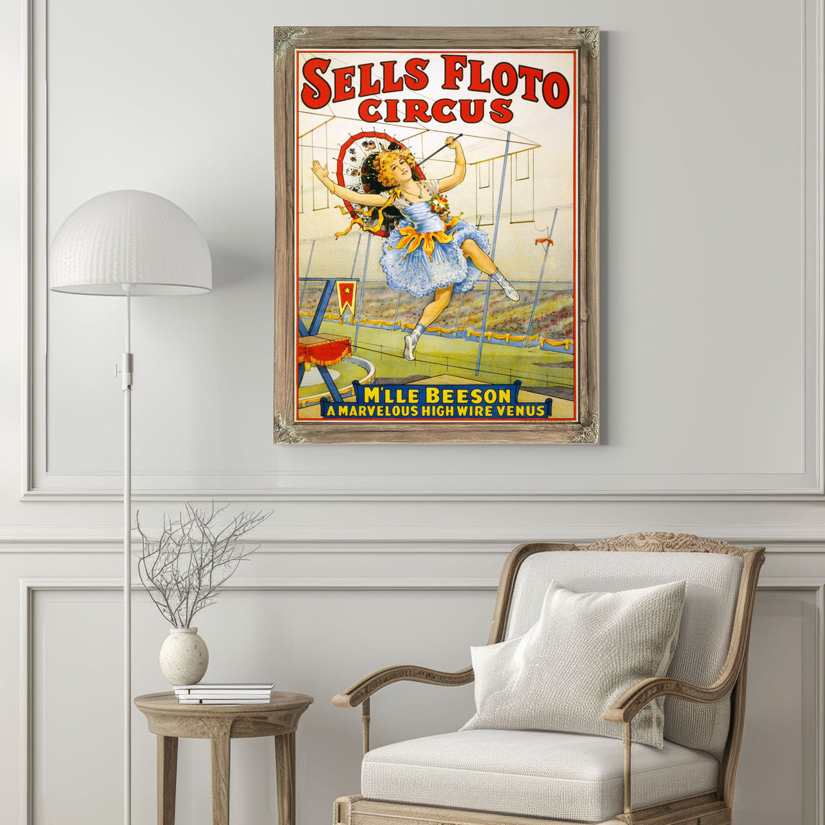 Sells Floto Circus Presents M Lle By Vintage Circus Posters