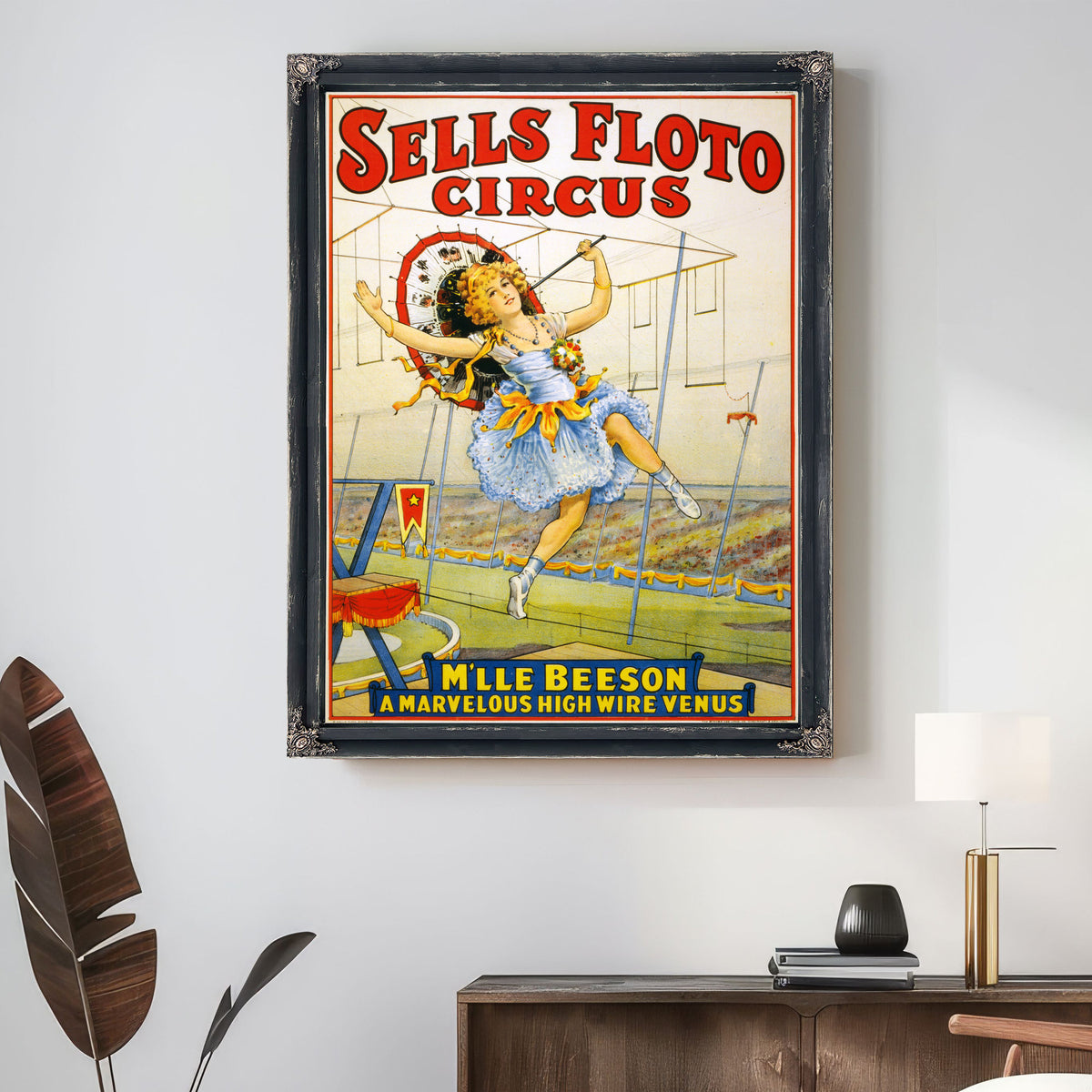 Sells Floto Circus Presents M Lle By Vintage Circus Posters