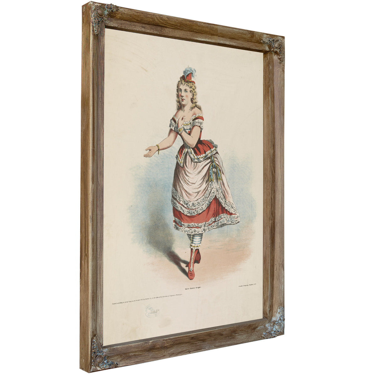 Serio Comic Singer By Vintage Circus Posters