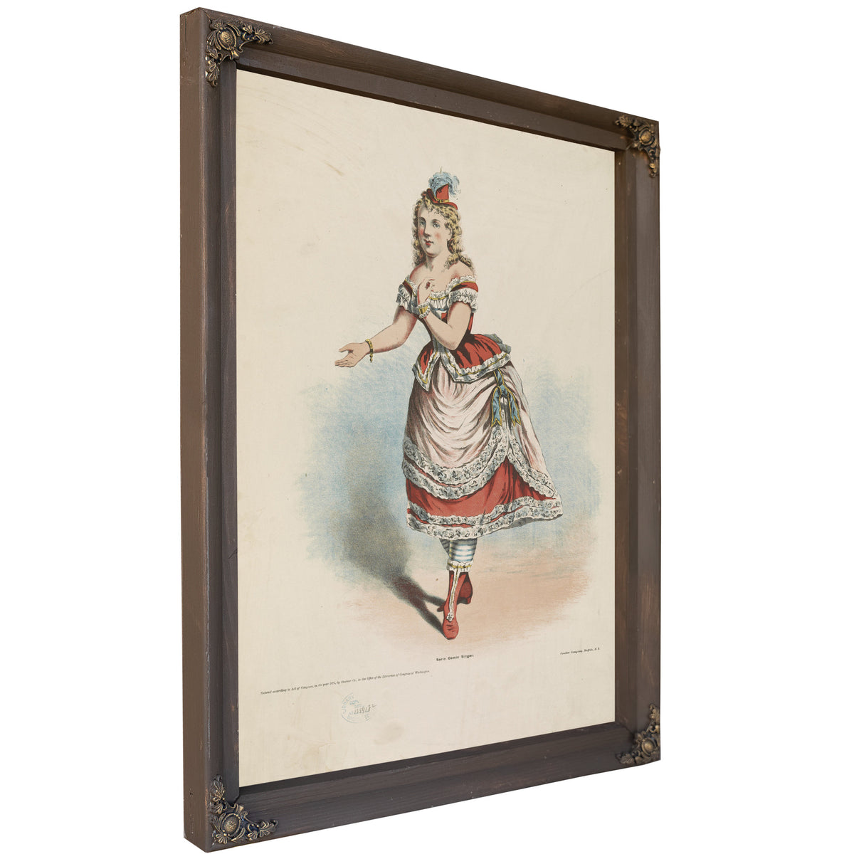 Serio Comic Singer By Vintage Circus Posters