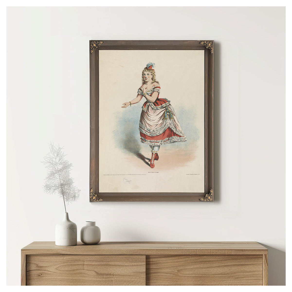 Serio Comic Singer By Vintage Circus Posters