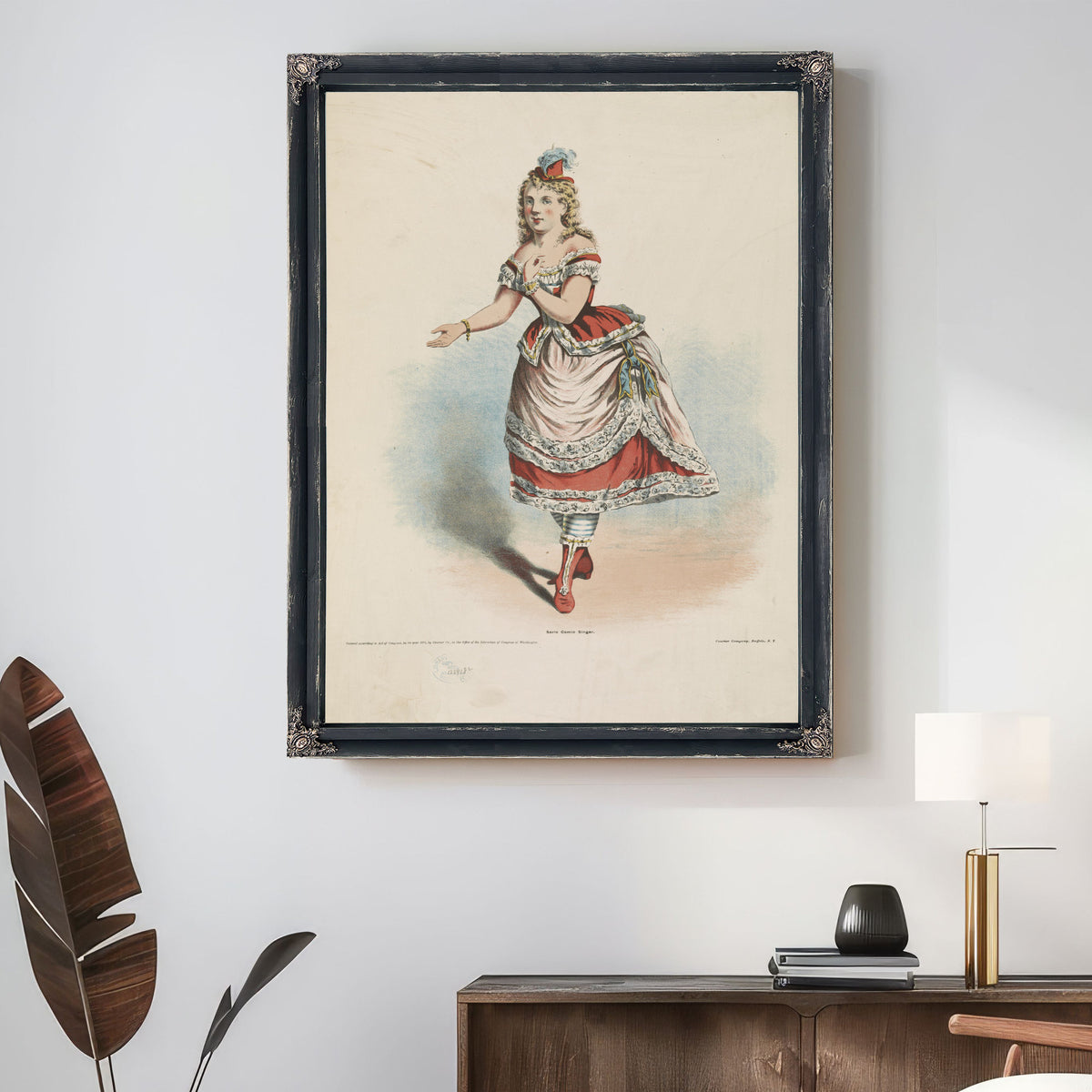 Serio Comic Singer By Vintage Circus Posters