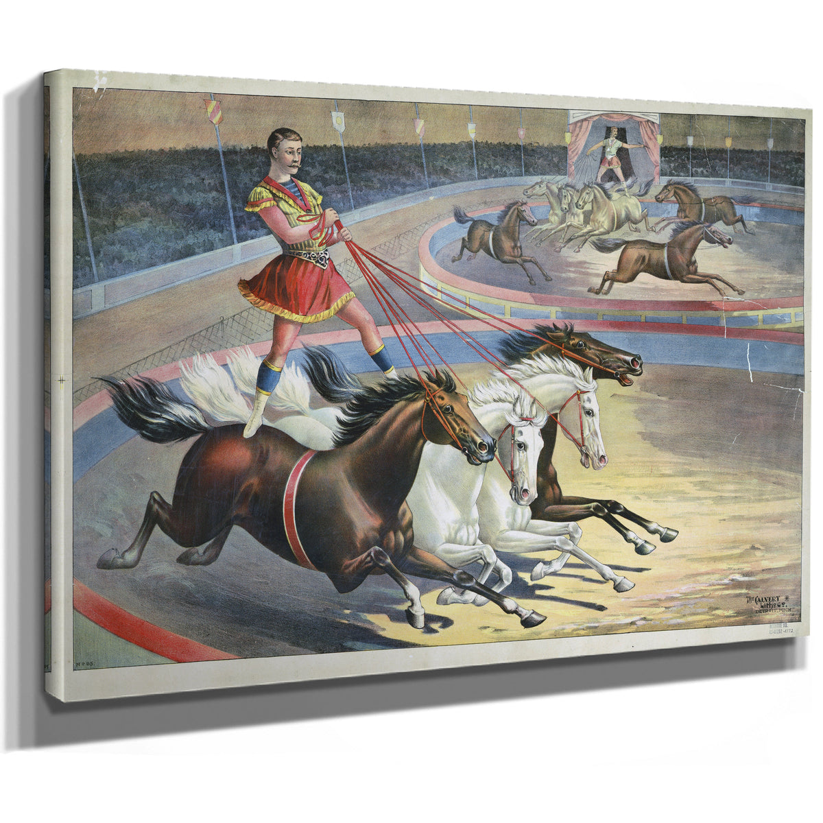 Standing Bareback Riders By Circus Posters New