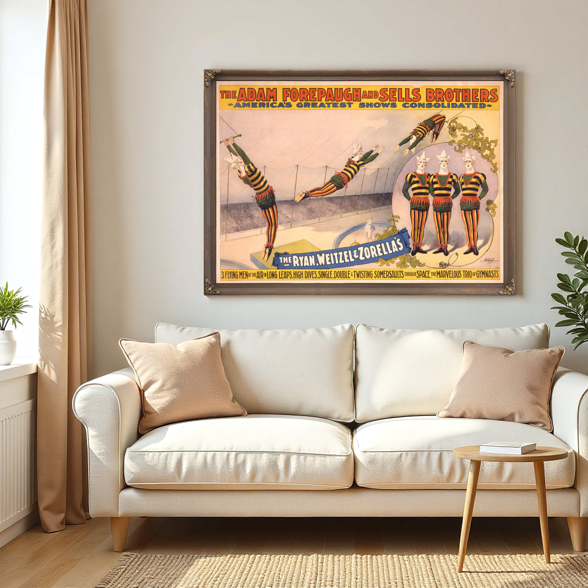 The Adam Forepaugh Sells Brothers By Circus Posters New