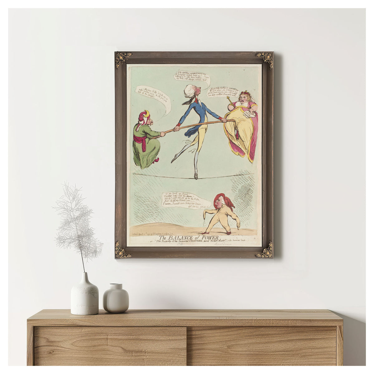 The Balance Power Or Posterity the By Vintage Circus Posters