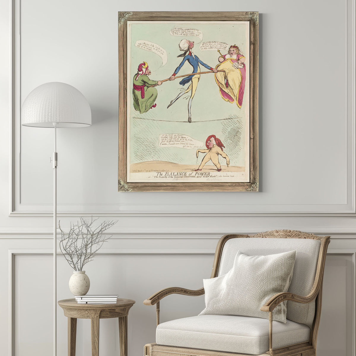 The Balance Power Or Posterity the By Vintage Circus Posters