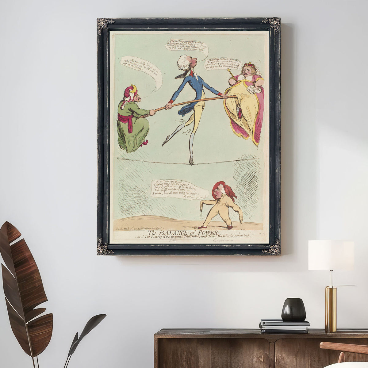 The Balance Power Or Posterity the By Vintage Circus Posters