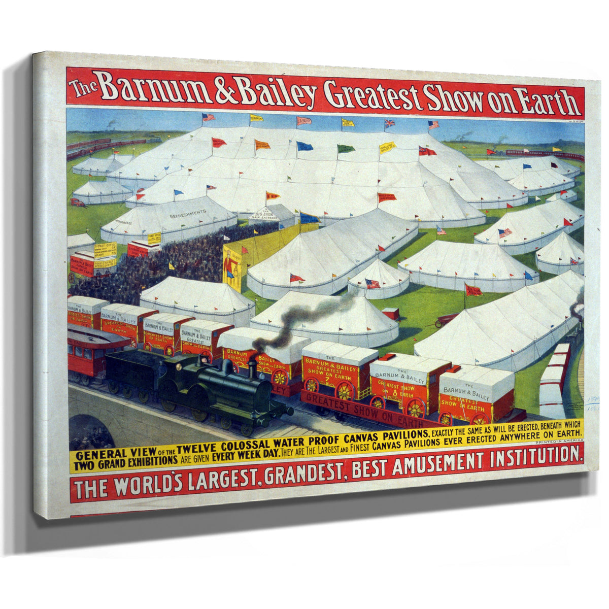 The Barnum Bailey Greatest Show Earth 03 By Circus Posters New