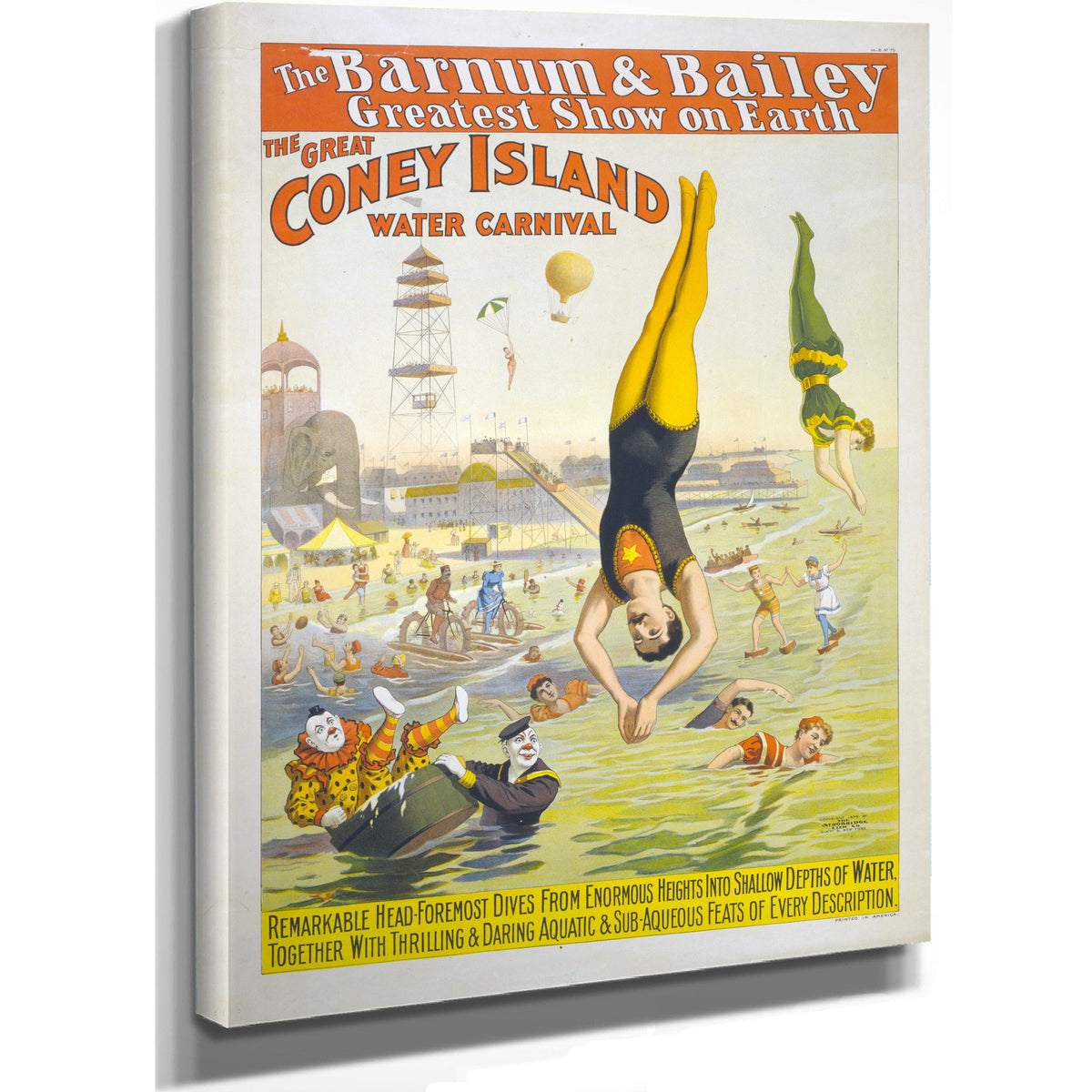 The Barnum Bailey Greatest Show Earth 05 By Vintage Circus Posters