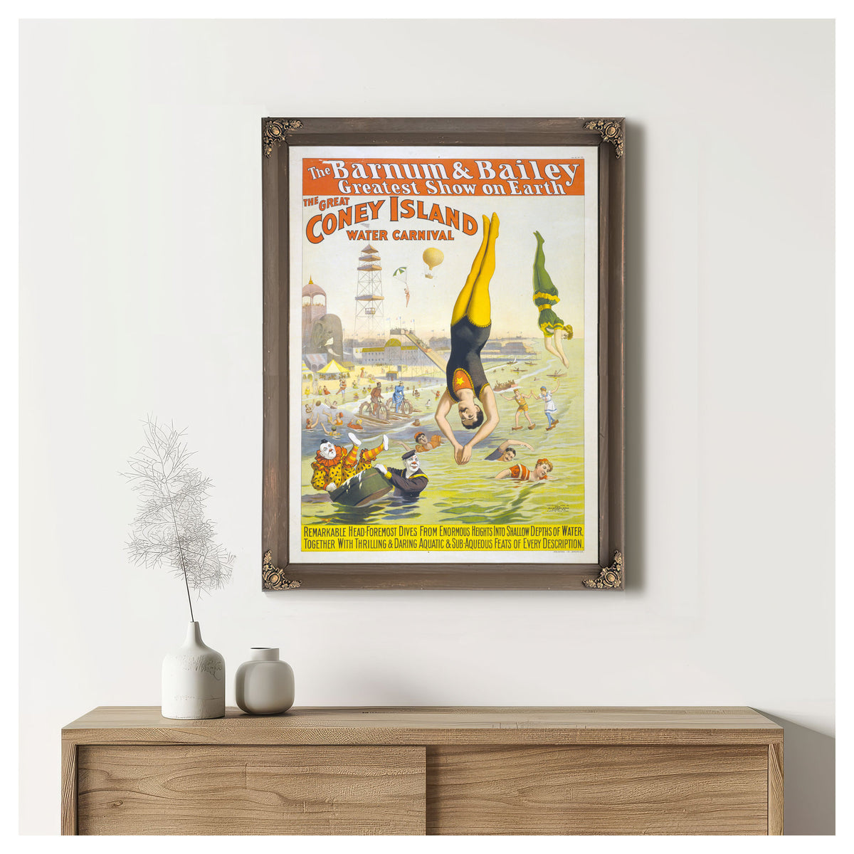 The Barnum Bailey Greatest Show Earth 05 By Vintage Circus Posters