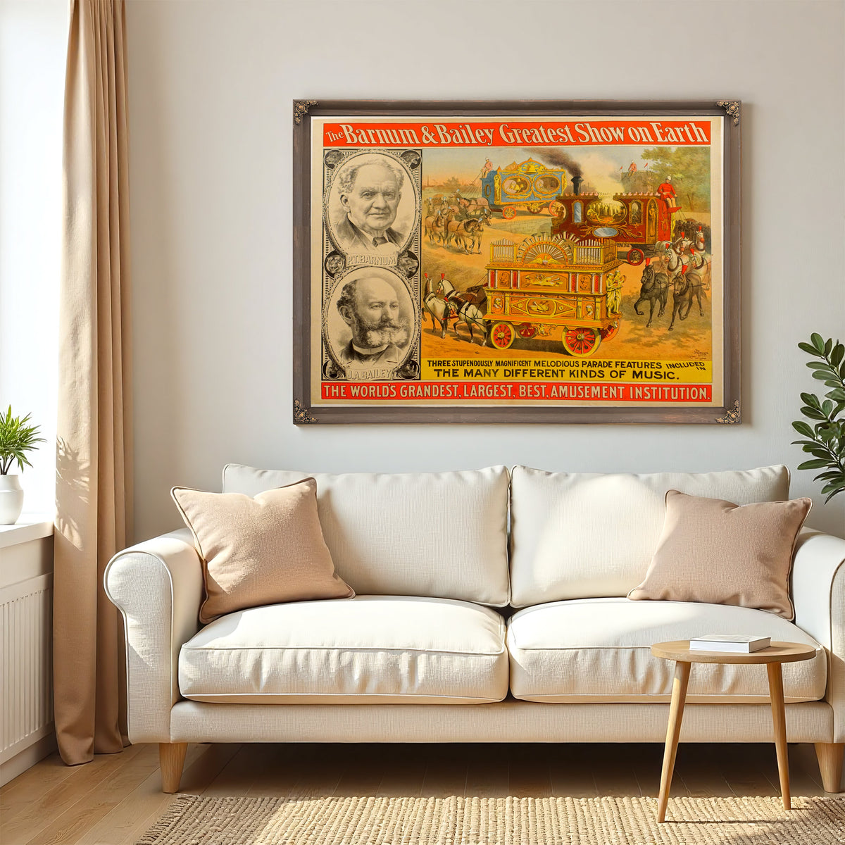 The Barnum Bailey Greatest Show Earth 07 By Circus Posters New
