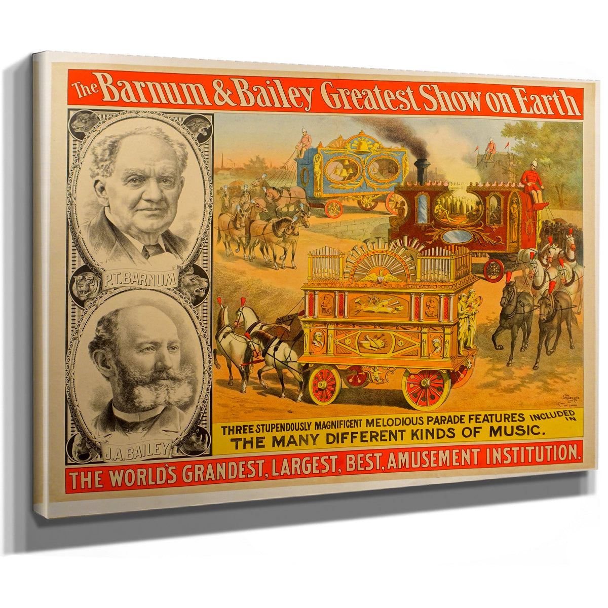 The Barnum Bailey Greatest Show Earth 07 By Circus Posters New