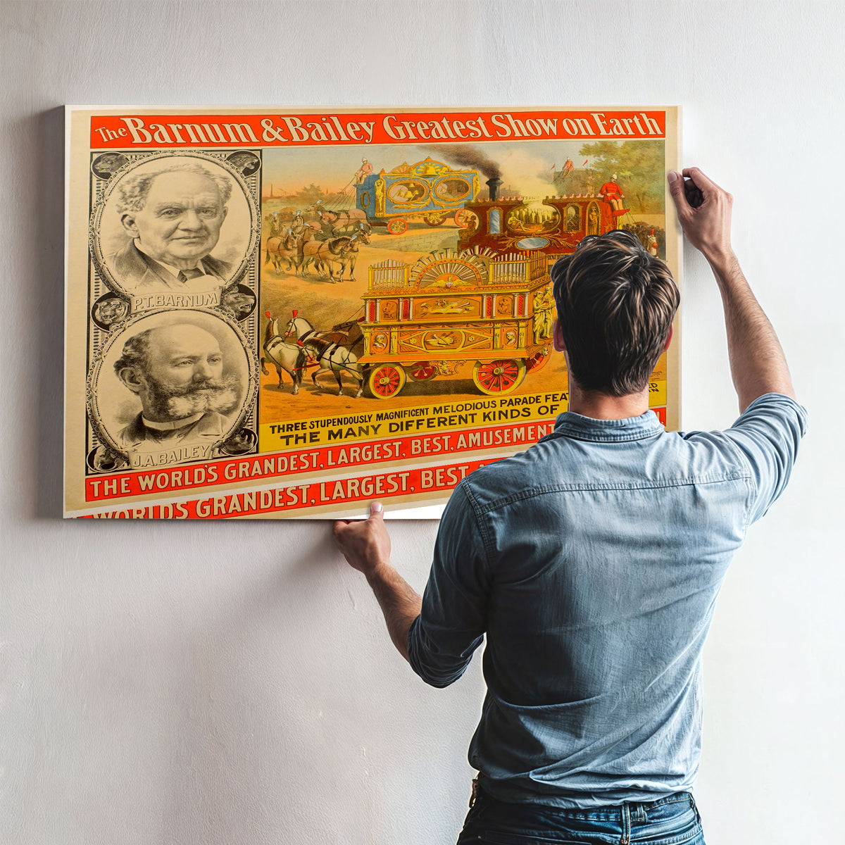 The Barnum Bailey Greatest Show Earth 07 By Circus Posters New