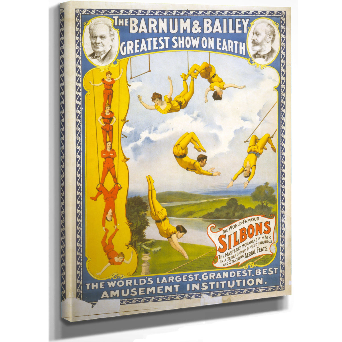 The Barnum Bailey Greatest Show Earth 11 By Vintage Circus Posters