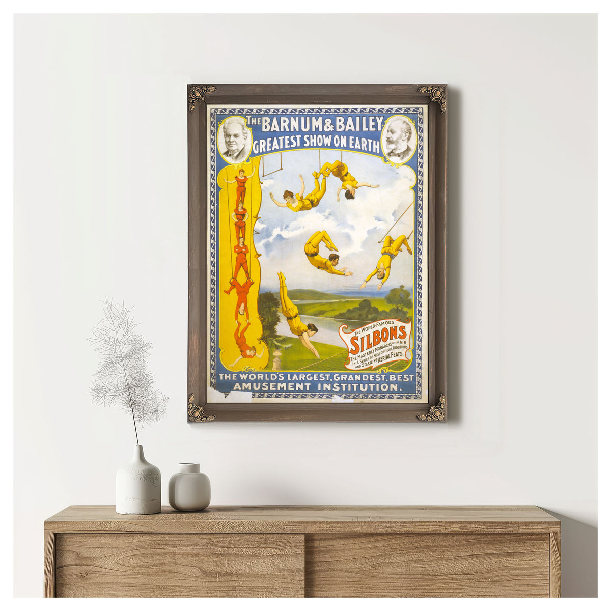 The Barnum Bailey Greatest Show Earth 11 By Vintage Circus Posters