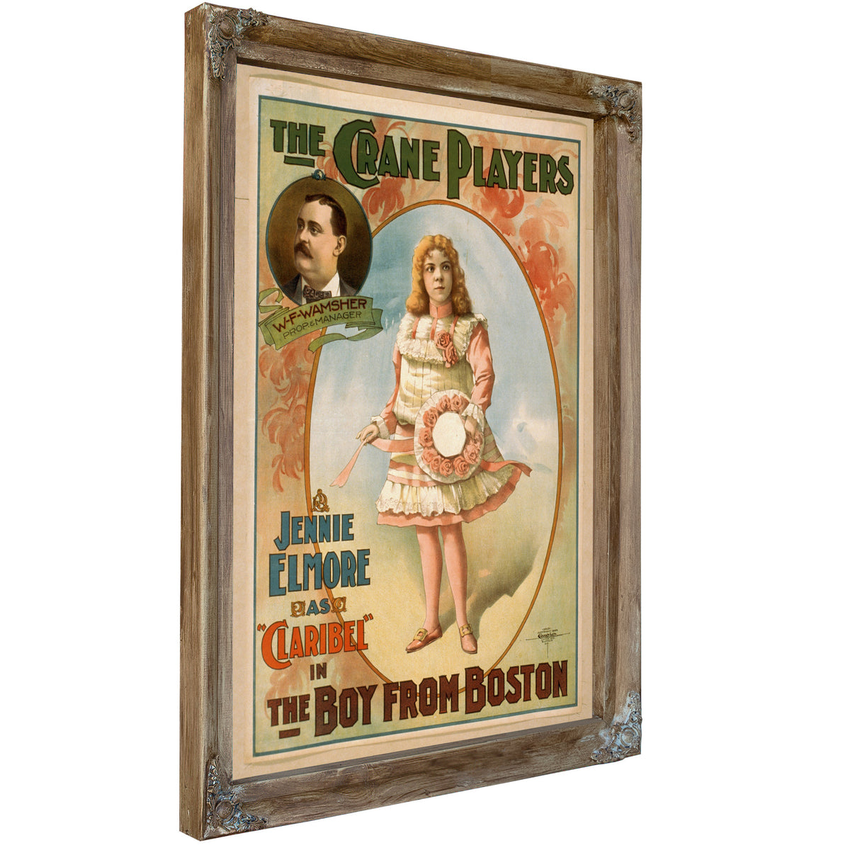 The Crane Players Jennie Elmore As By Vintage Circus Posters