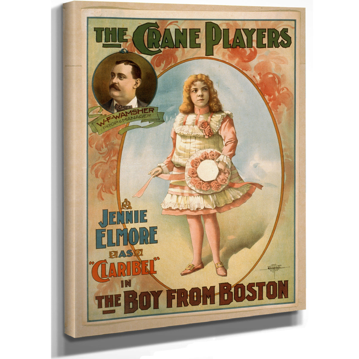 The Crane Players Jennie Elmore As By Vintage Circus Posters
