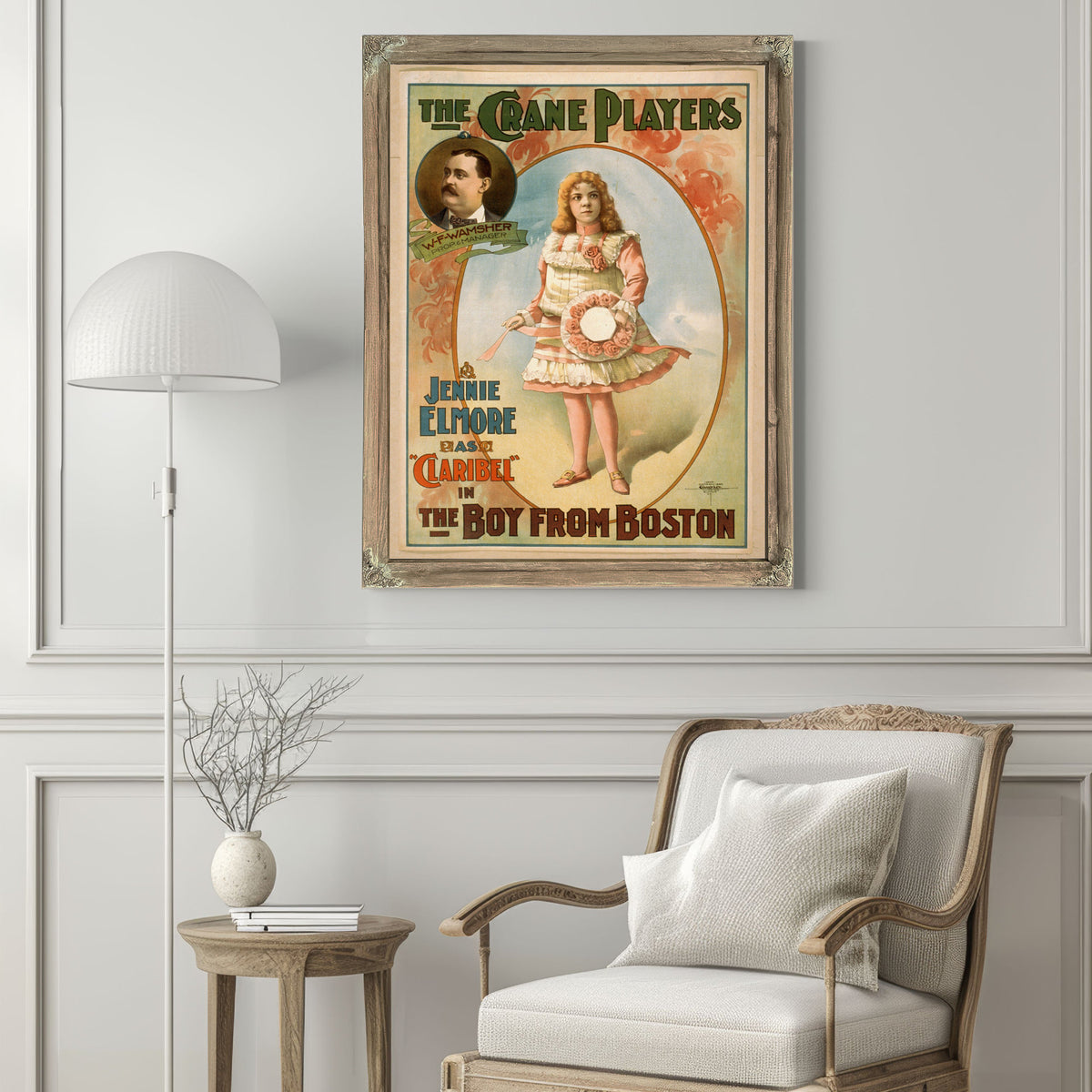 The Crane Players Jennie Elmore As By Vintage Circus Posters