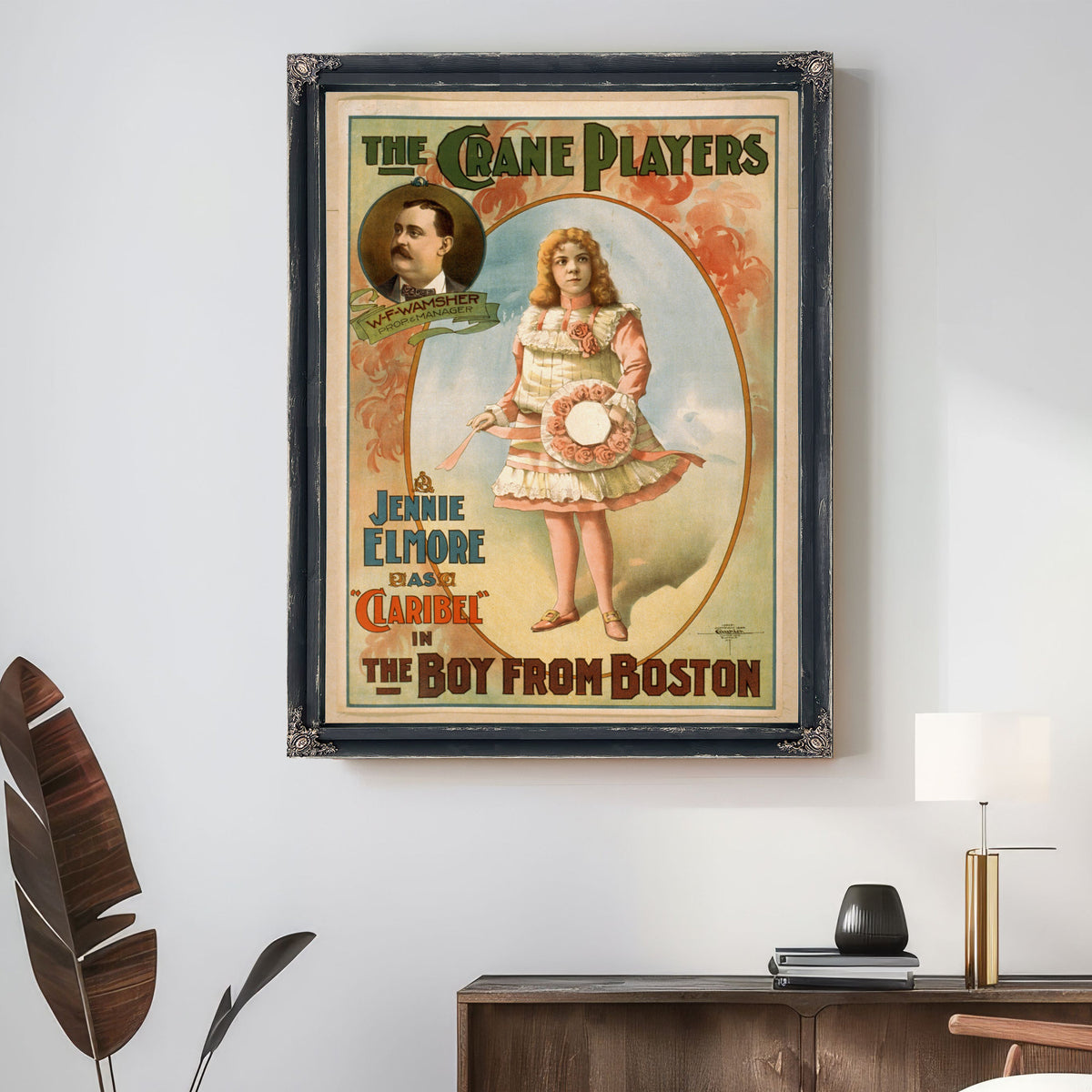 The Crane Players Jennie Elmore As By Vintage Circus Posters