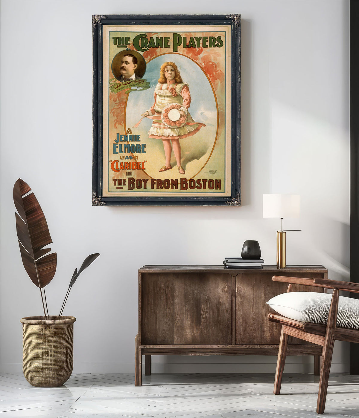 The Crane Players Jennie Elmore As By Vintage Circus Posters
