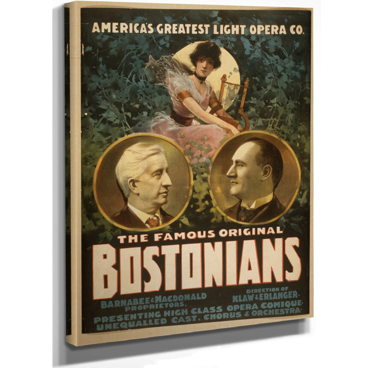 The Famous Original Bostonians America 02 By Vintage Circus Posters