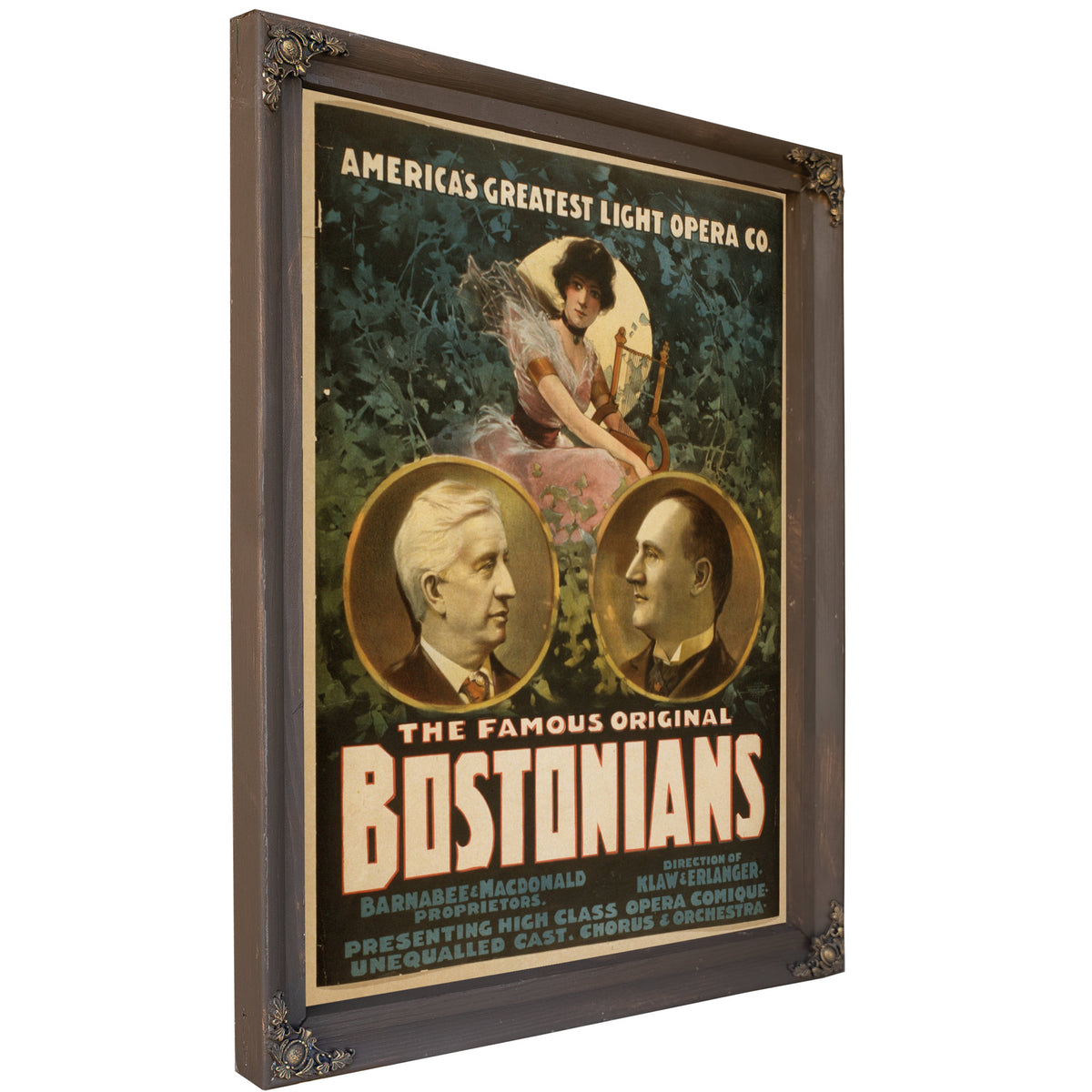 The Famous Original Bostonians America 02 By Vintage Circus Posters