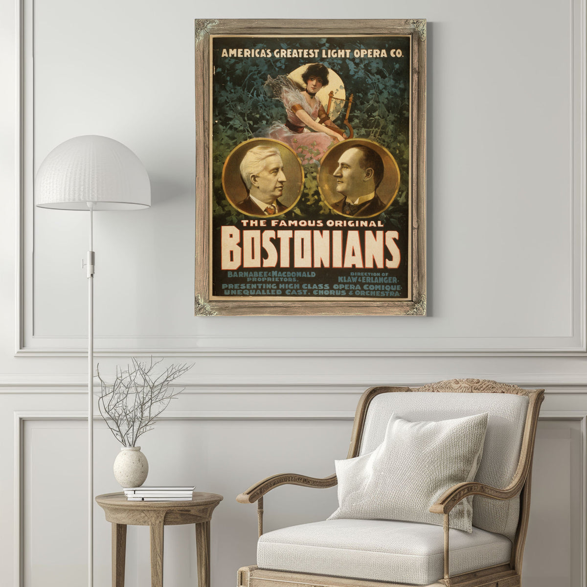 The Famous Original Bostonians America 02 By Vintage Circus Posters
