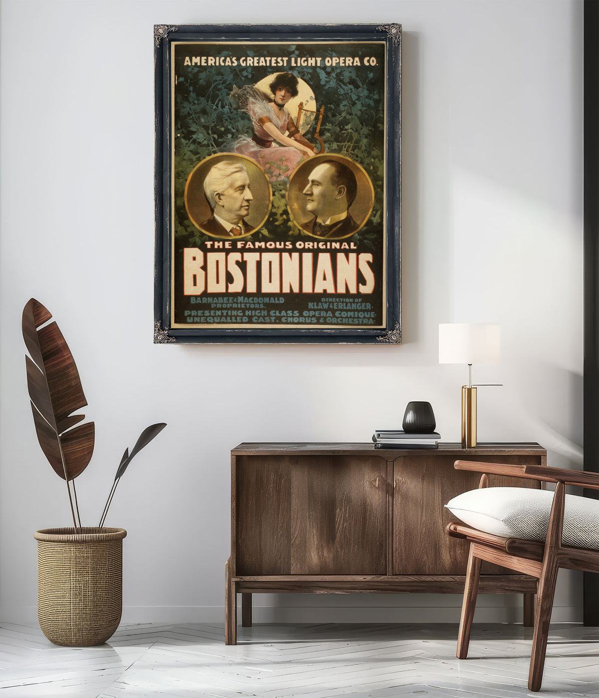 The Famous Original Bostonians America 02 By Vintage Circus Posters