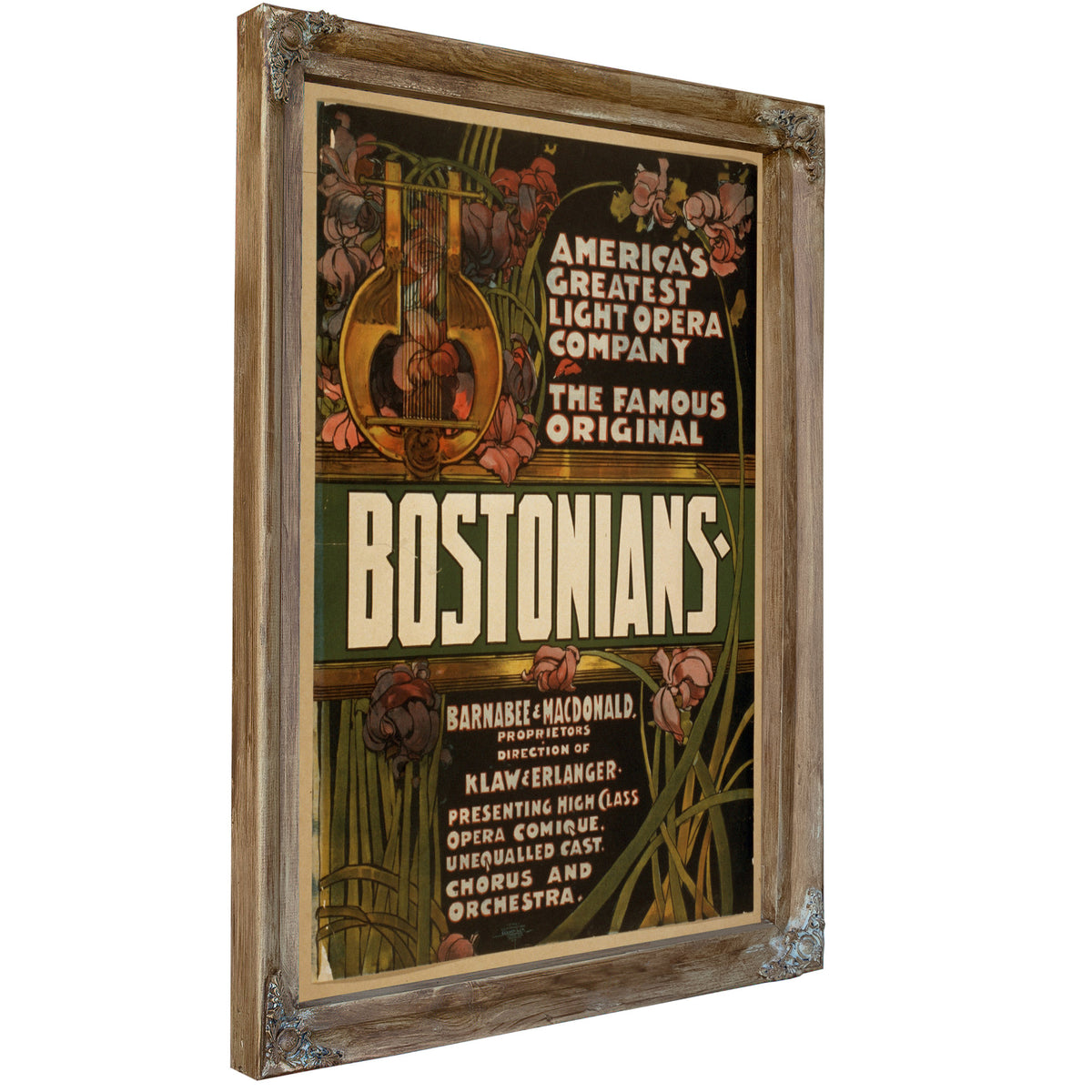 The Famous Original Bostonians America By Vintage Circus Posters