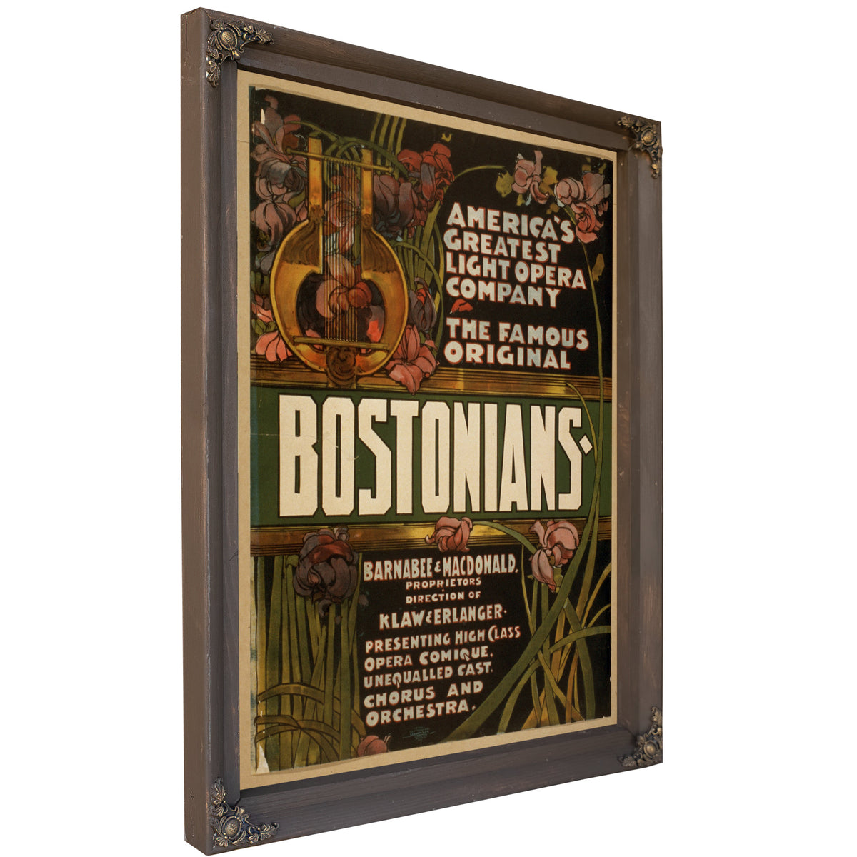 The Famous Original Bostonians America By Vintage Circus Posters