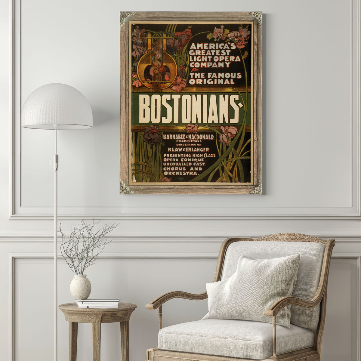 The Famous Original Bostonians America By Vintage Circus Posters