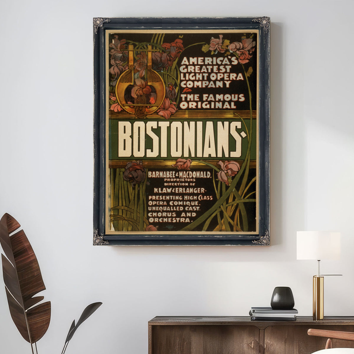 The Famous Original Bostonians America By Vintage Circus Posters