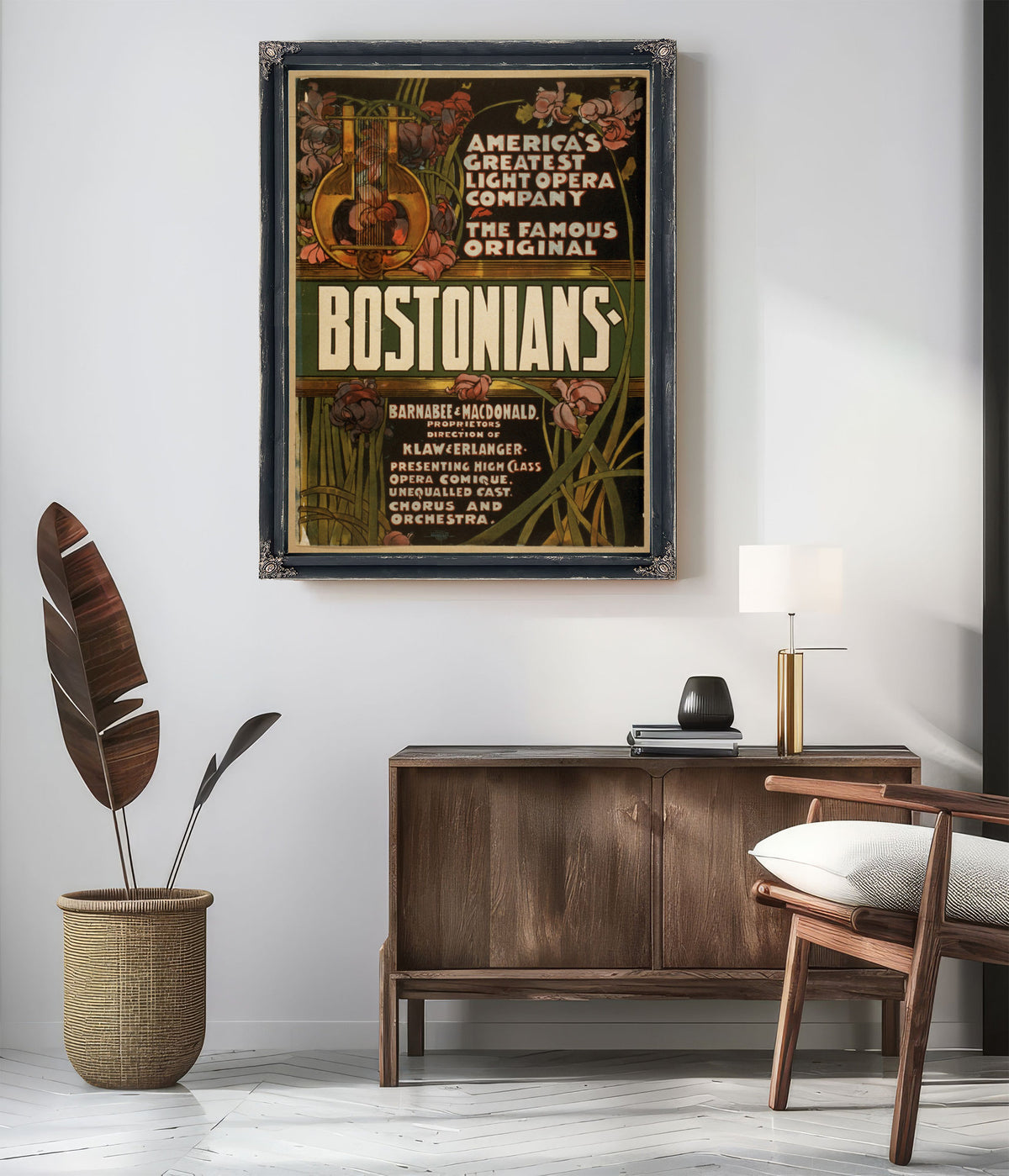 The Famous Original Bostonians America By Vintage Circus Posters