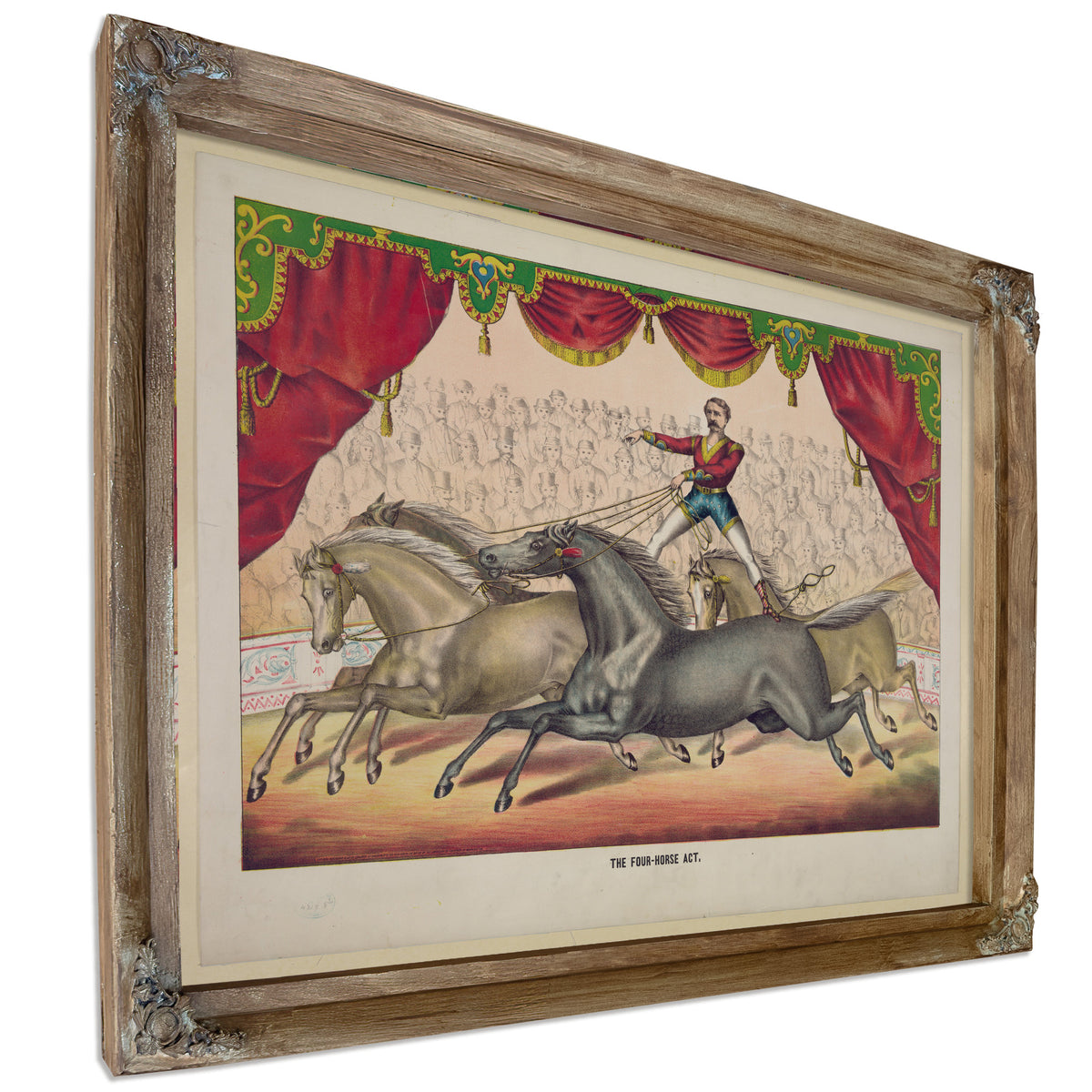 The Four Horse Act By Circus Posters New