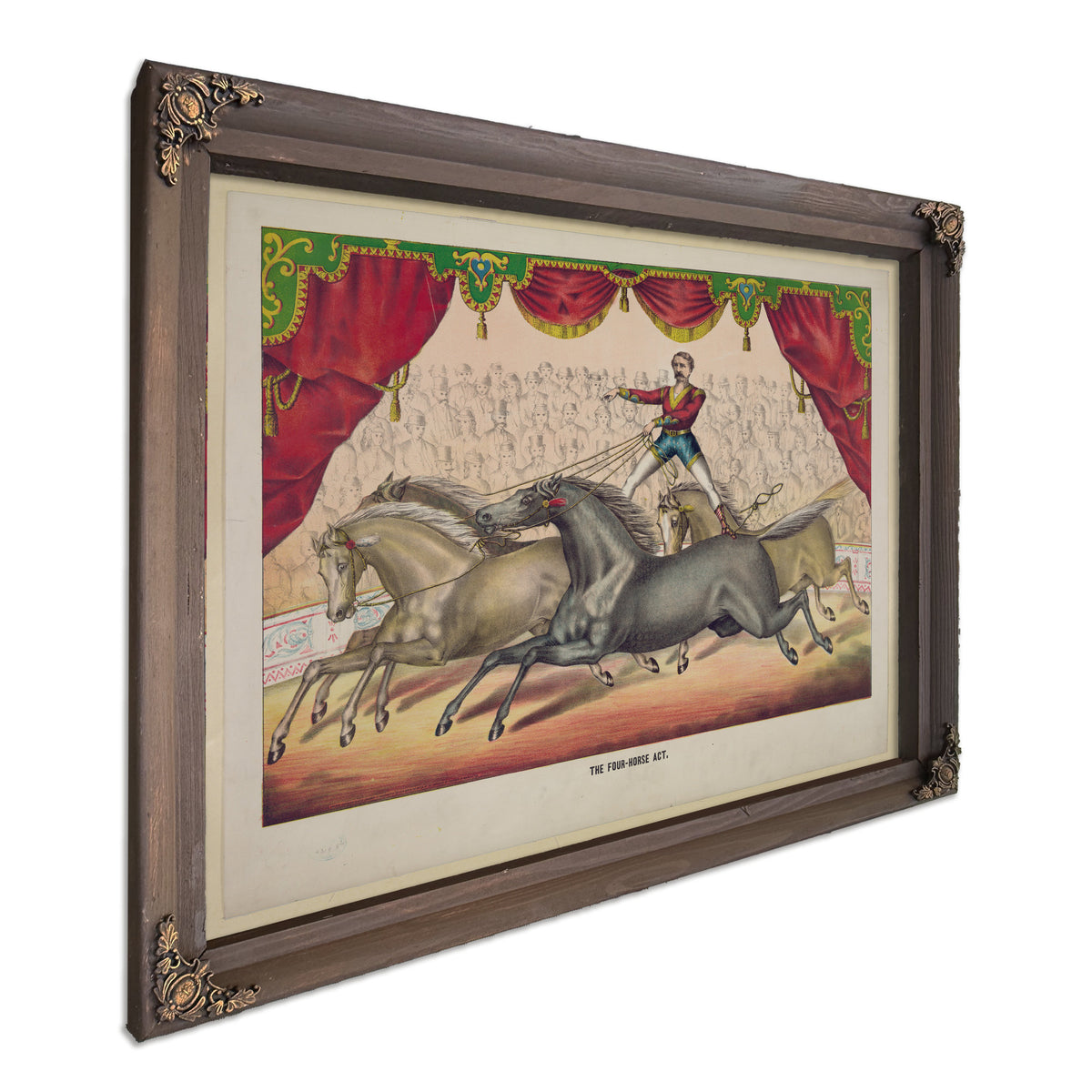 The Four Horse Act By Circus Posters New