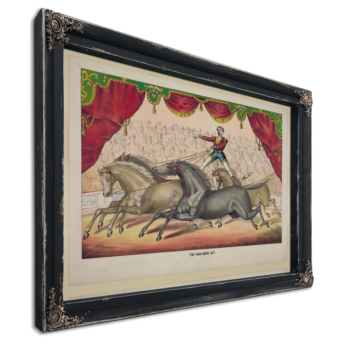 The Four Horse Act By Circus Posters New