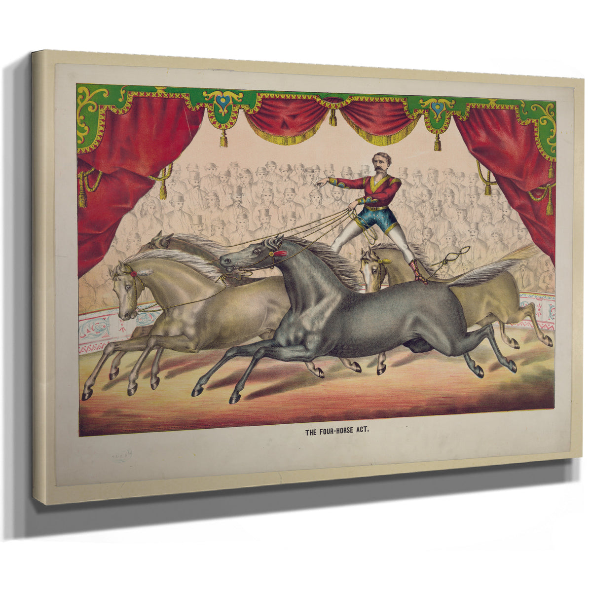 The Four Horse Act By Circus Posters New