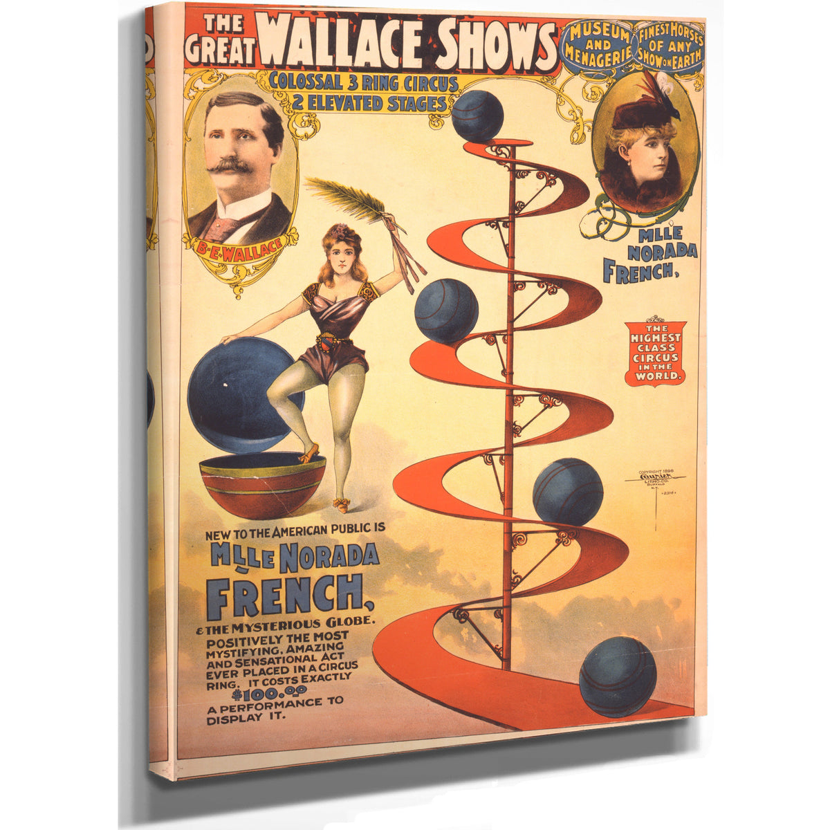 The Great Wallace Shows Colossal 3 02 By Vintage Circus Posters