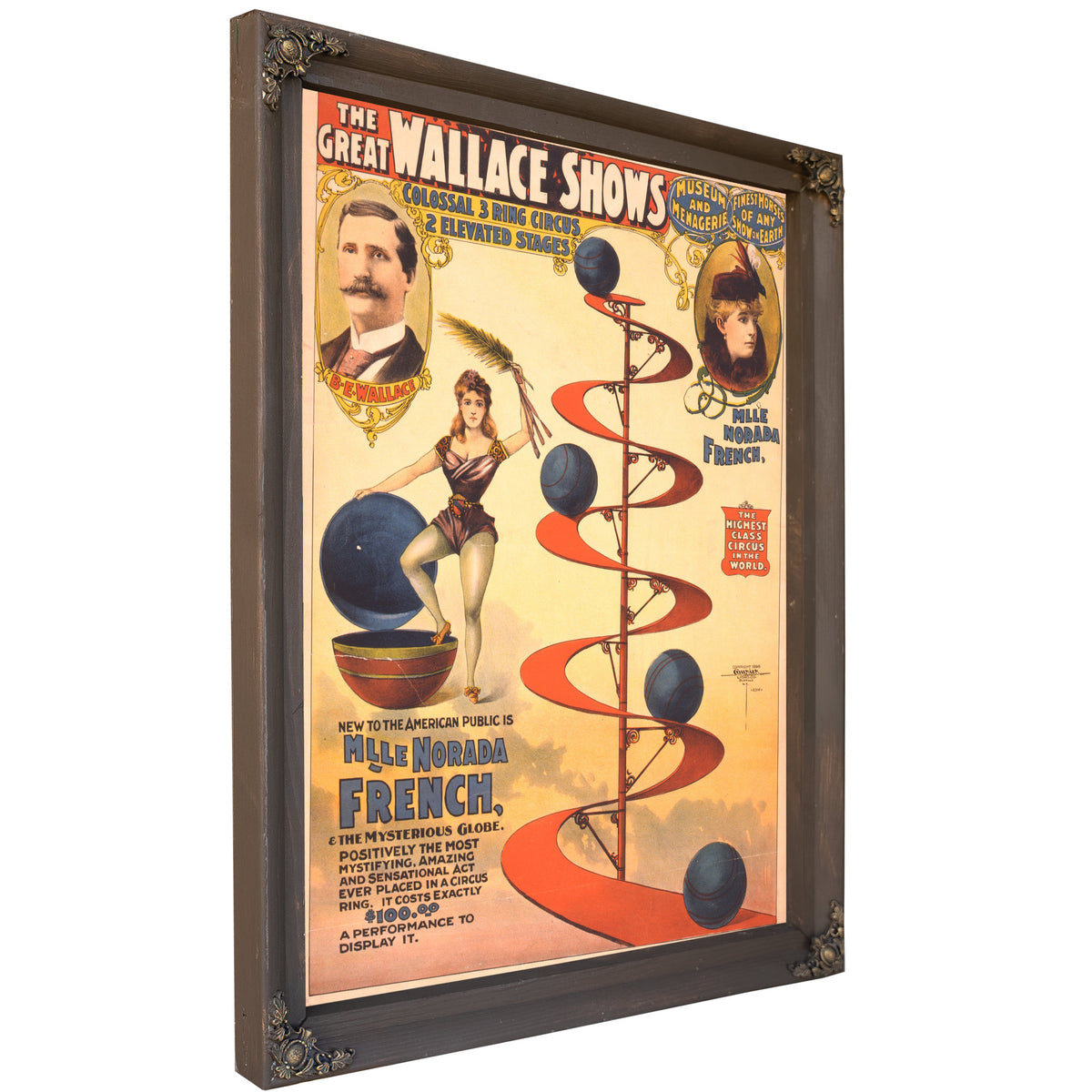 The Great Wallace Shows Colossal 3 02 By Vintage Circus Posters