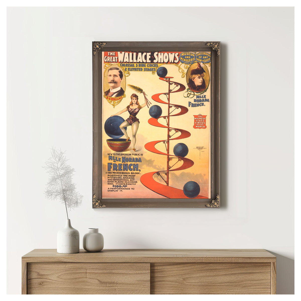The Great Wallace Shows Colossal 3 02 By Vintage Circus Posters